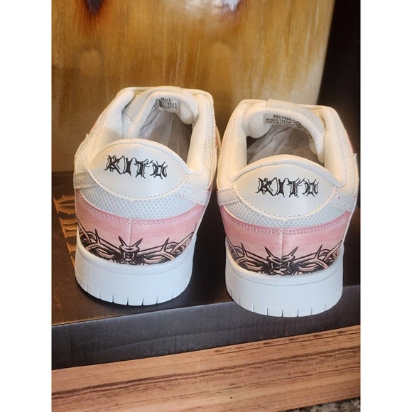 DS Kito Wares Passion of The Christ Dunk Sneakers Pink White Size 10